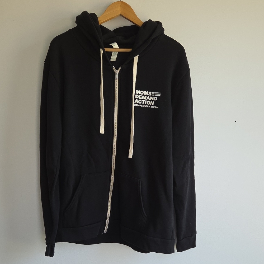Moms Demand Action Zip Up Hoodie Black